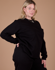 Long Sleeve Burly Tee - Basic Black