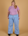 The Organic Vintage Tee - Lilac Purple