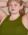 Racerback Tank - Summer Olive