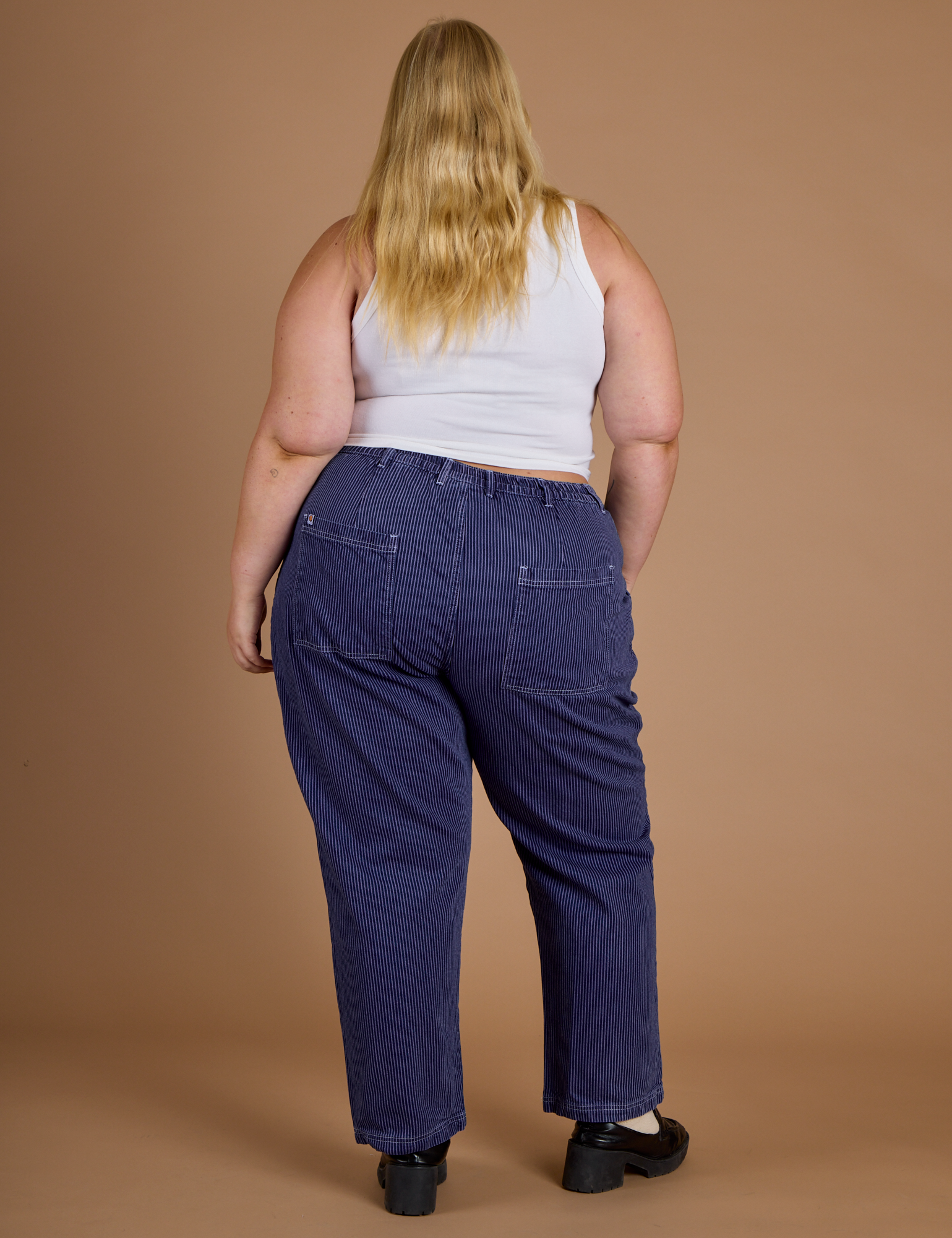 Railroad Denim Work Pants - Faded Grape Overdye