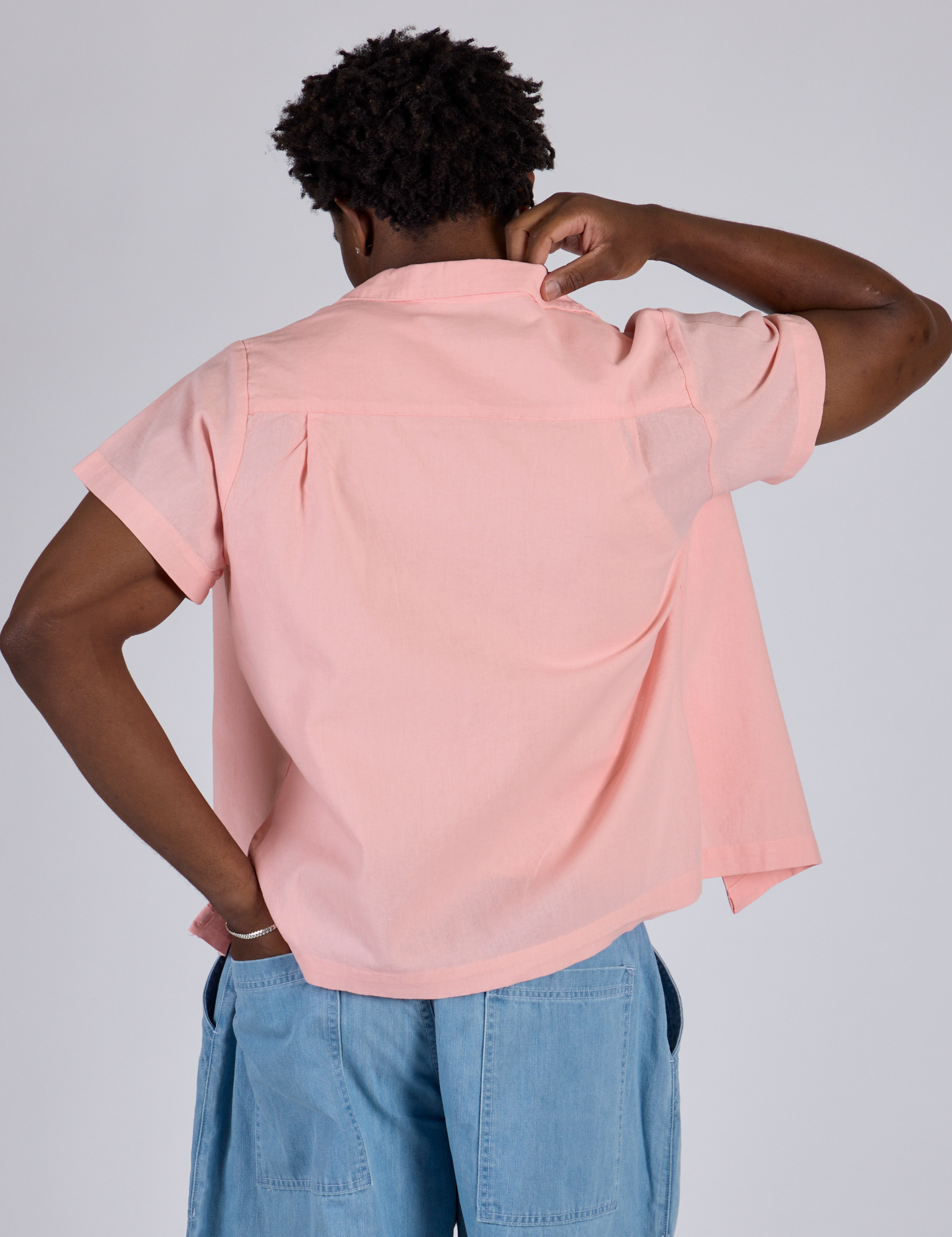 Pantry Button-Up - Baby Pink