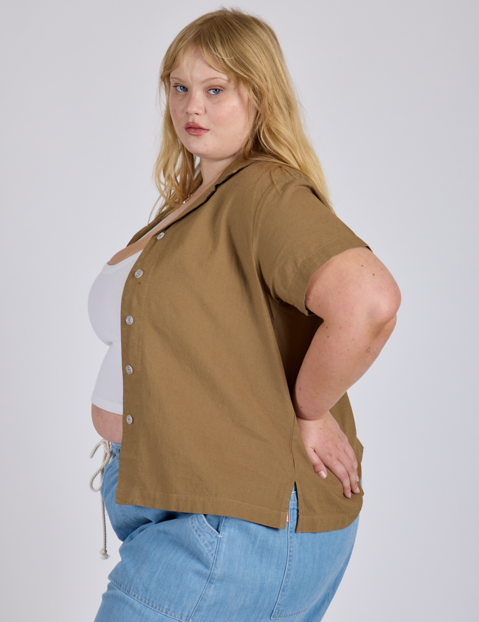 Pantry Button-Up - Desert Brown