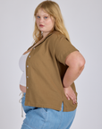 Pantry Button-Up - Desert Brown