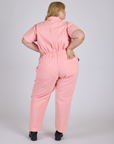 Short Sleeve Jumpsuit - Baby Pink