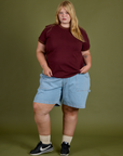 Vintage Ringer Tee - Red Wine