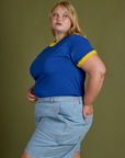 Vintage Ringer Tee - Royal Blue