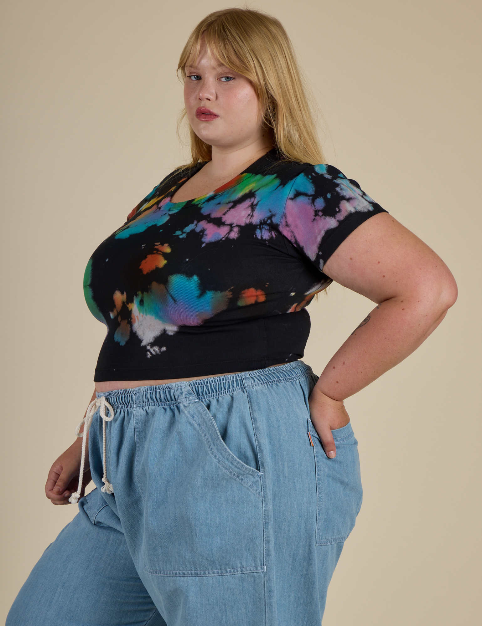 *PRE-ORDER* Rainbow Magic Waters Cropped Baby Tee