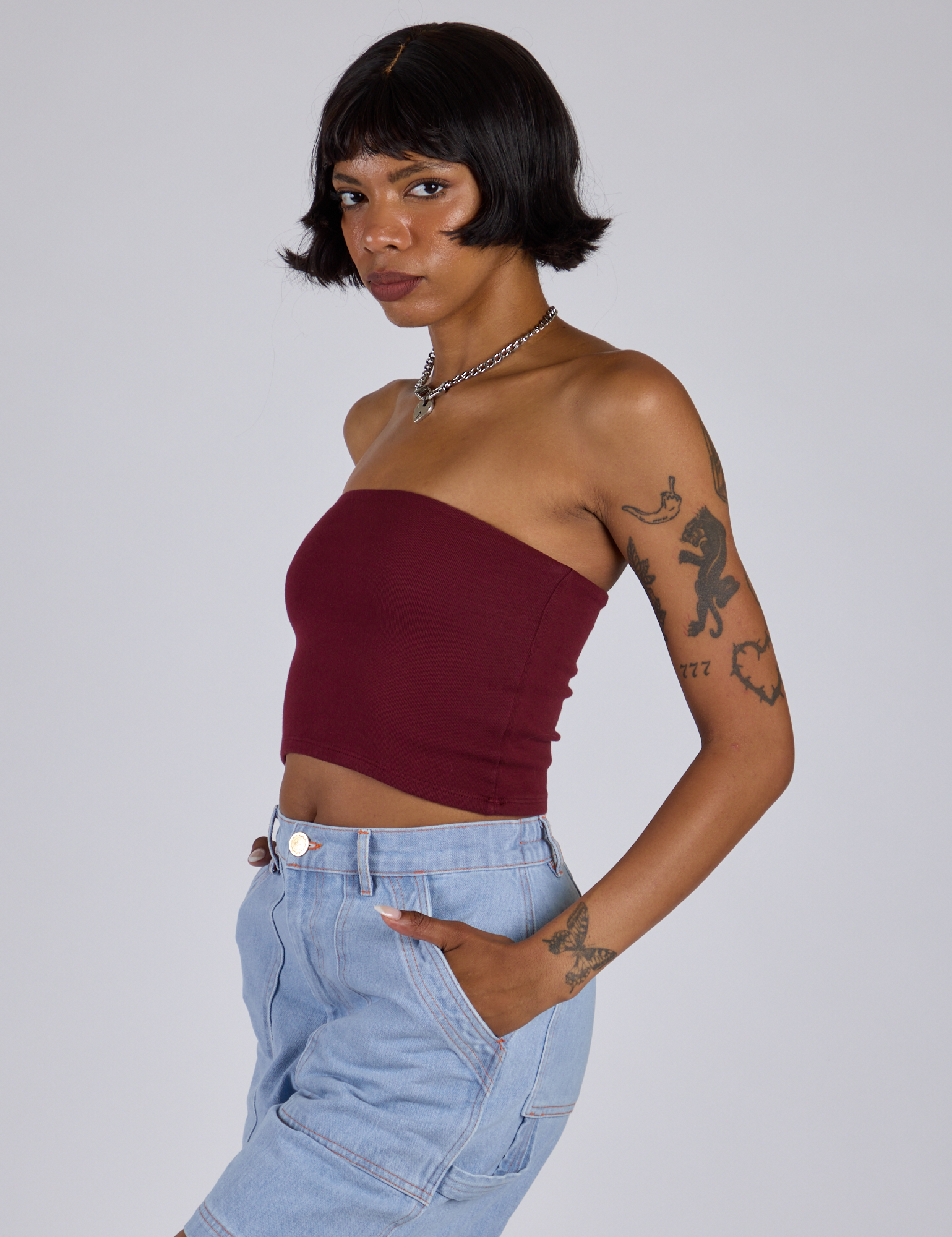 Tube Top - Red Wine