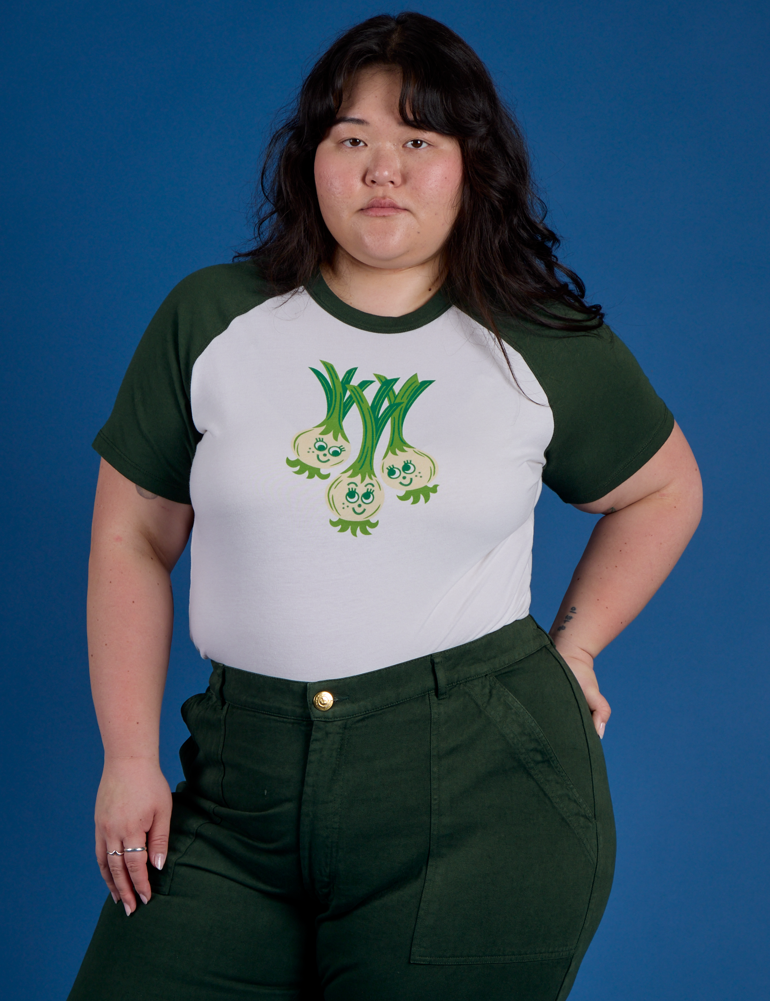 Produce Raglan Tee - Scallions