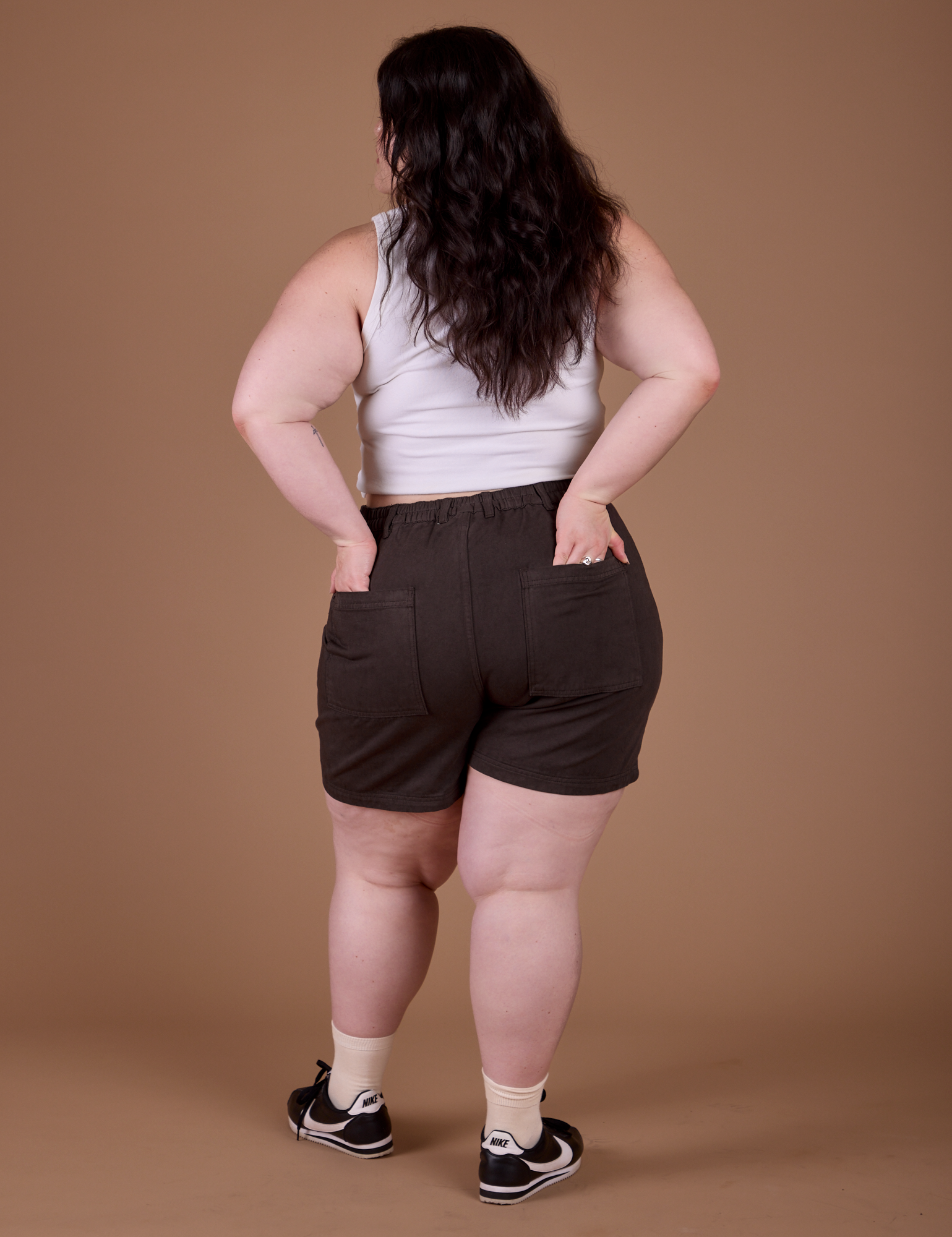 Classic Work Shorts - Espresso Brown