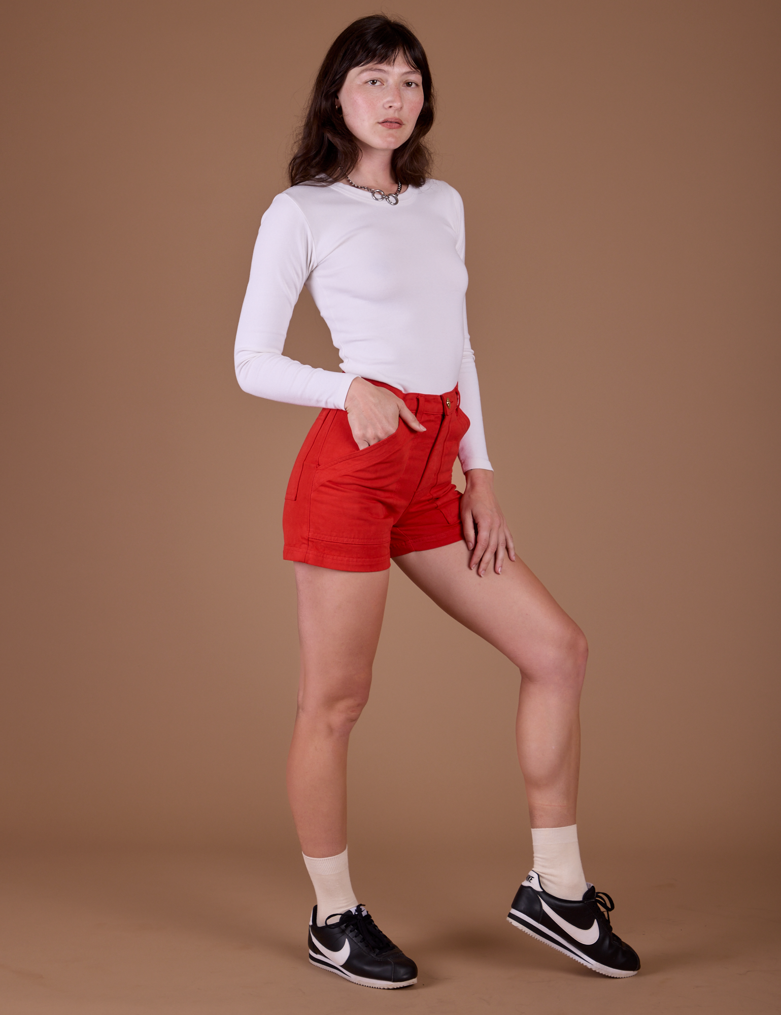 Classic Work Shorts - Mustang Red