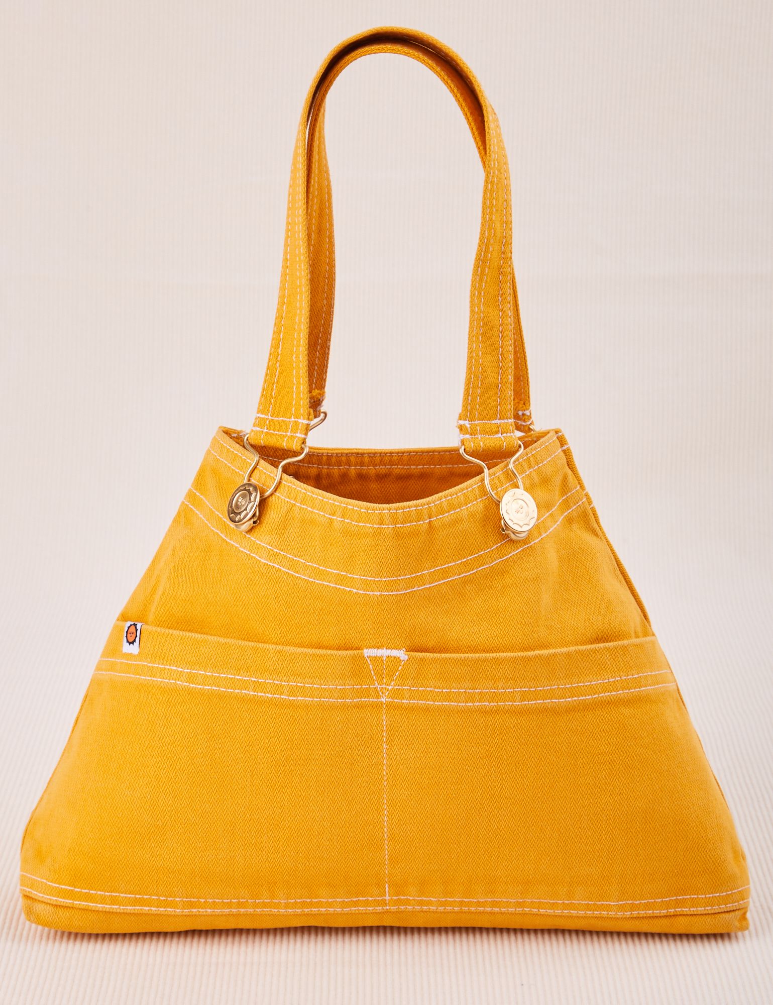 Overall Handbag in Mustard Yellow