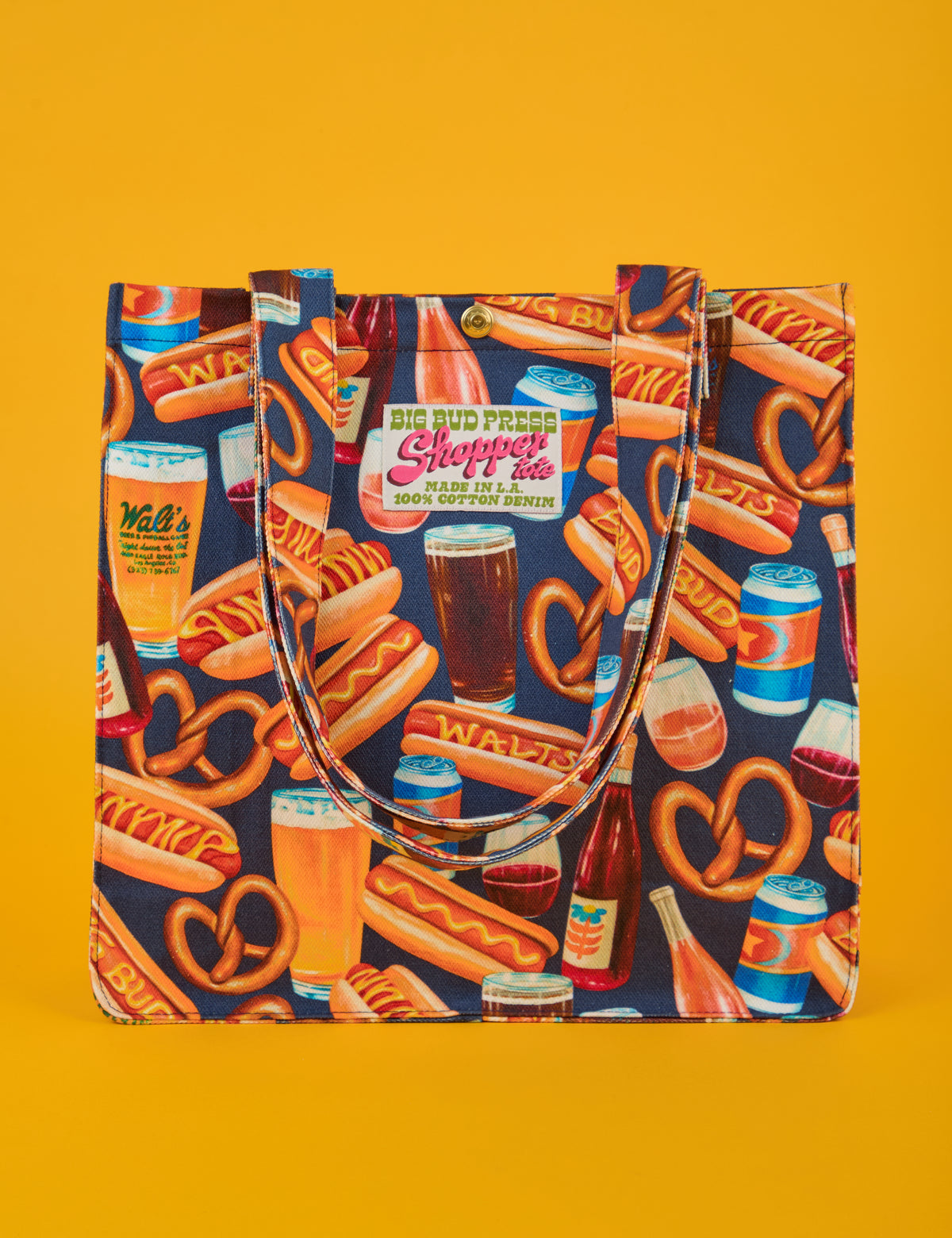 Hot Dogs &amp; Beer &amp; Wine &amp; Pretzels Printed Bags