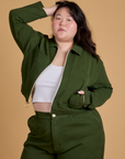 Heritage Mechanic Jacket in Evergreen on Ashley