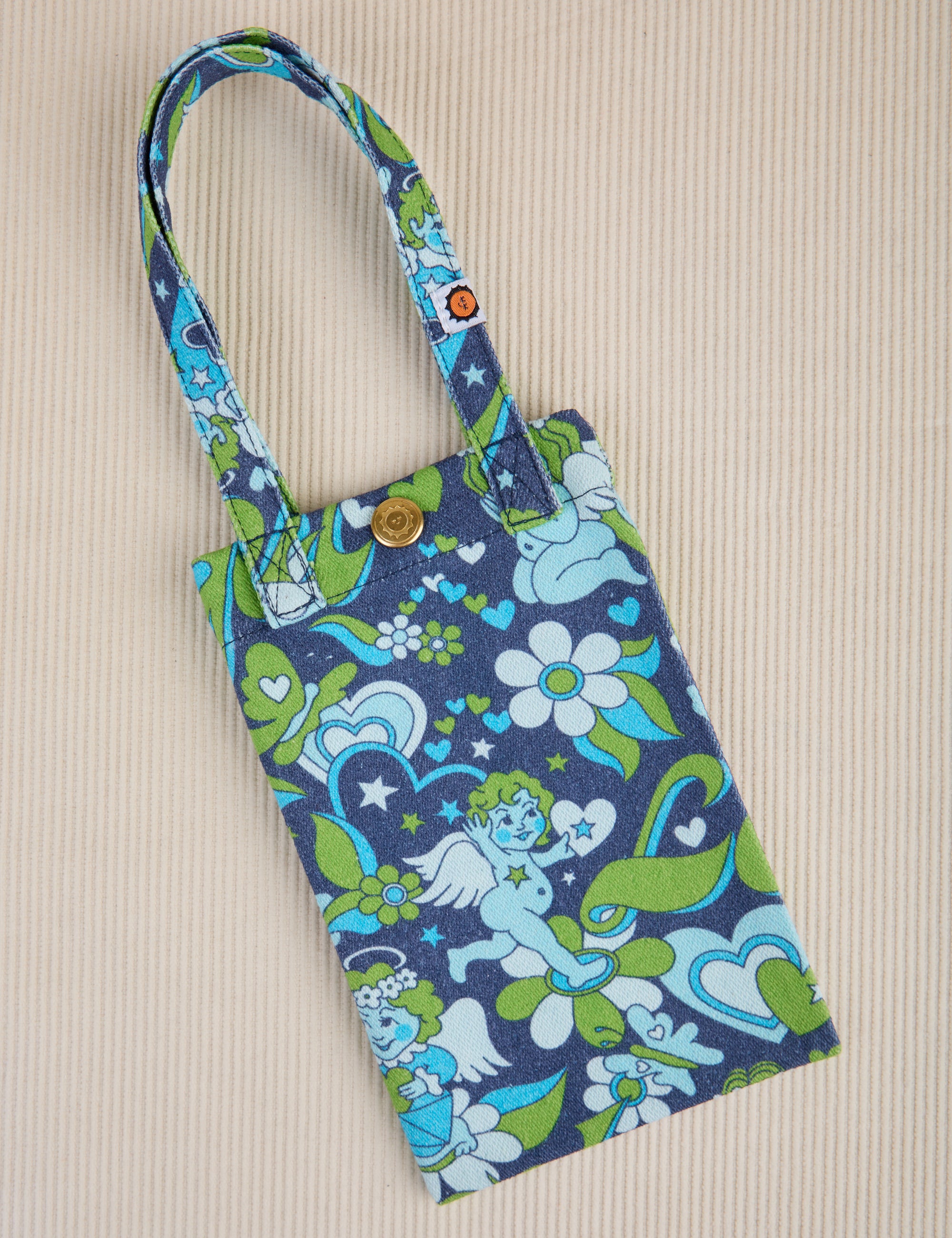 Angel Printed Cell Phone Tote