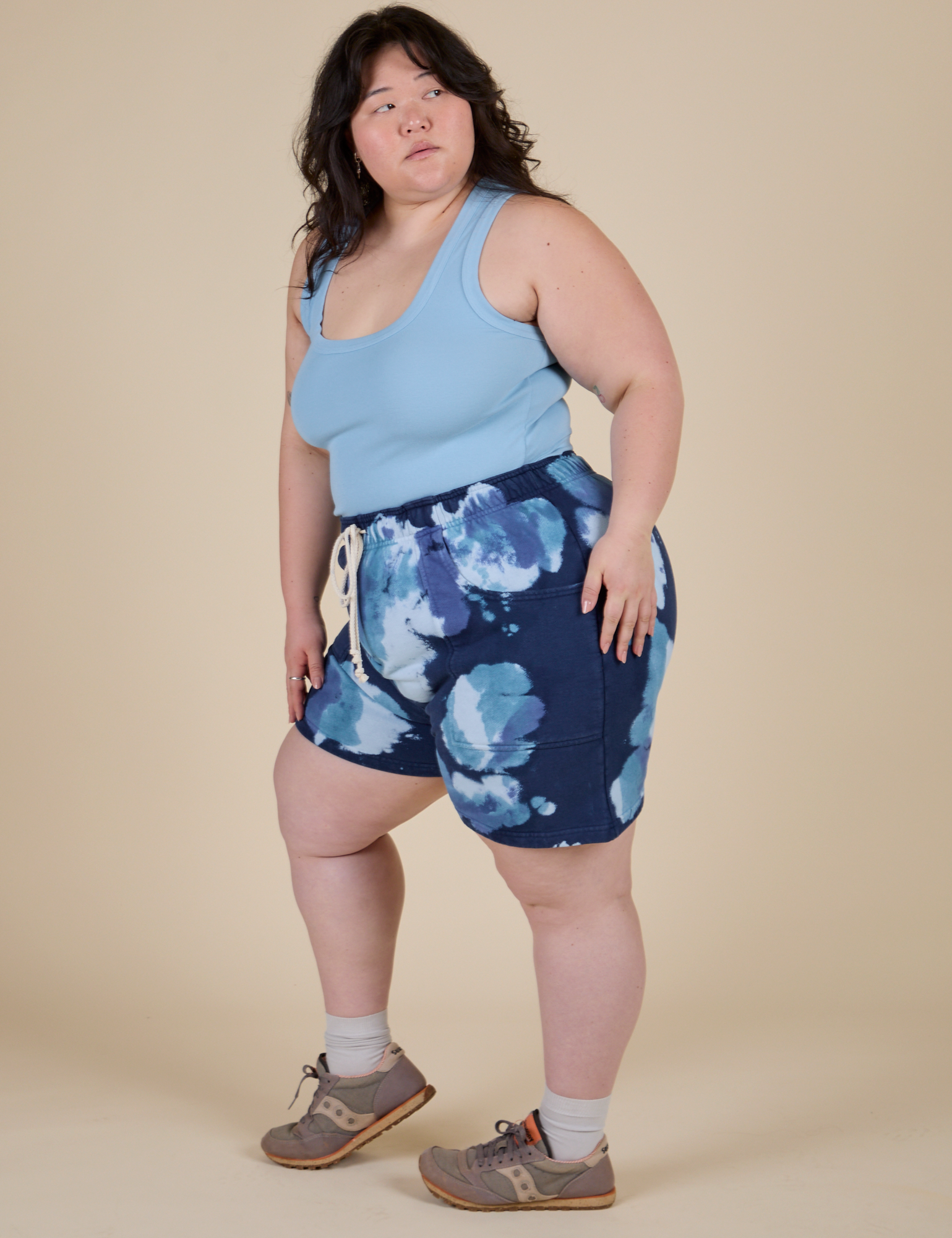 Heavyweight Sweat Shorts - Blue Magic Waters – BIG BUD PRESS