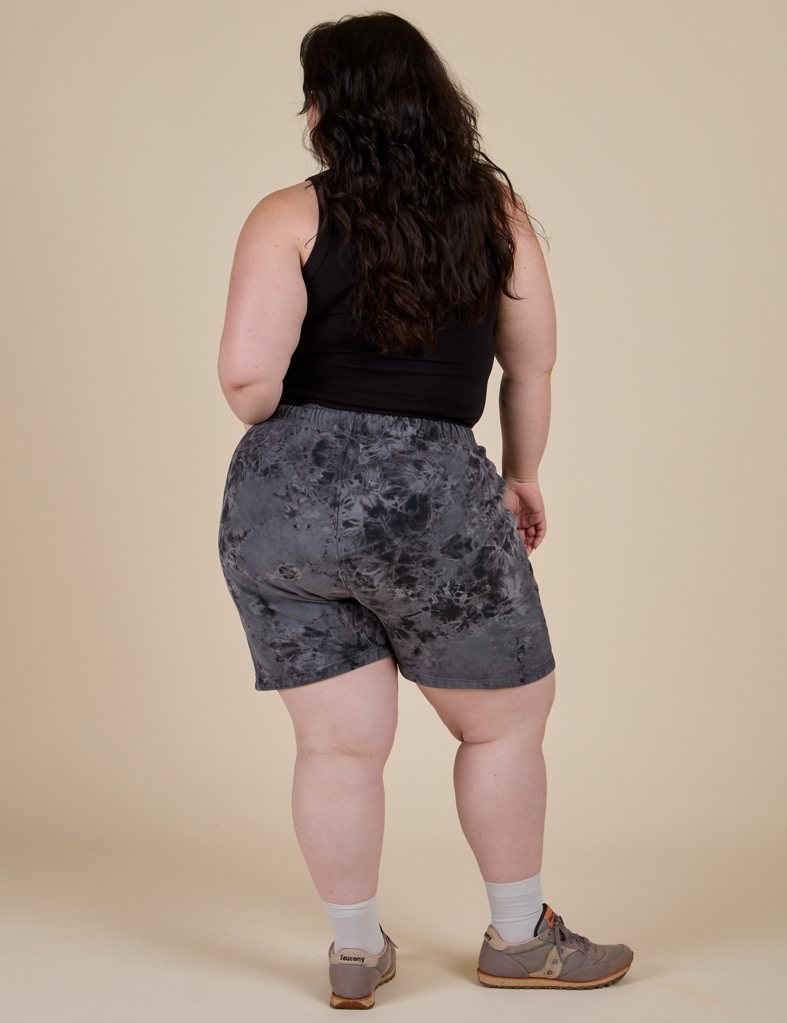 Heavyweight Sweat Shorts - Black Magic Waters