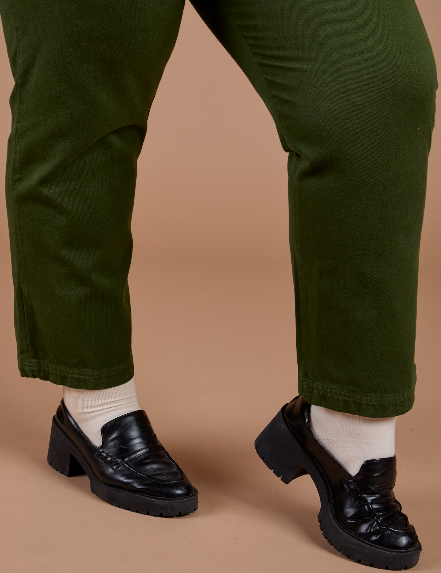 Organic Work Pants - Evergreen