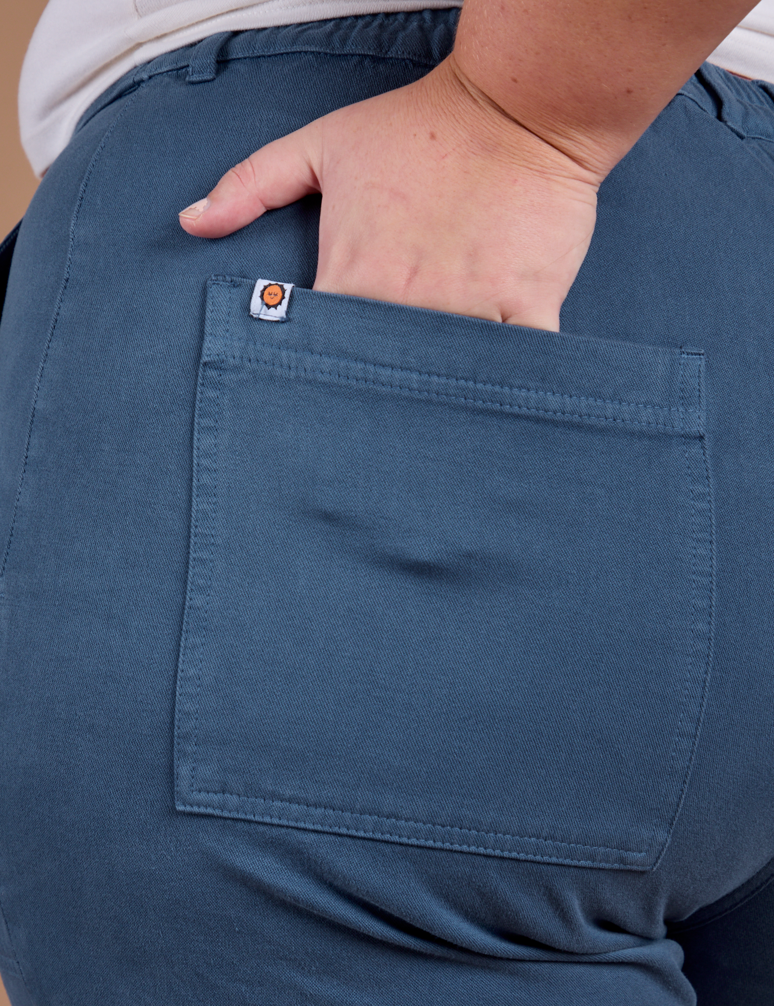 Organic Work Pants - French Blue