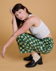 Printed Action Pants - Lucky (Green)