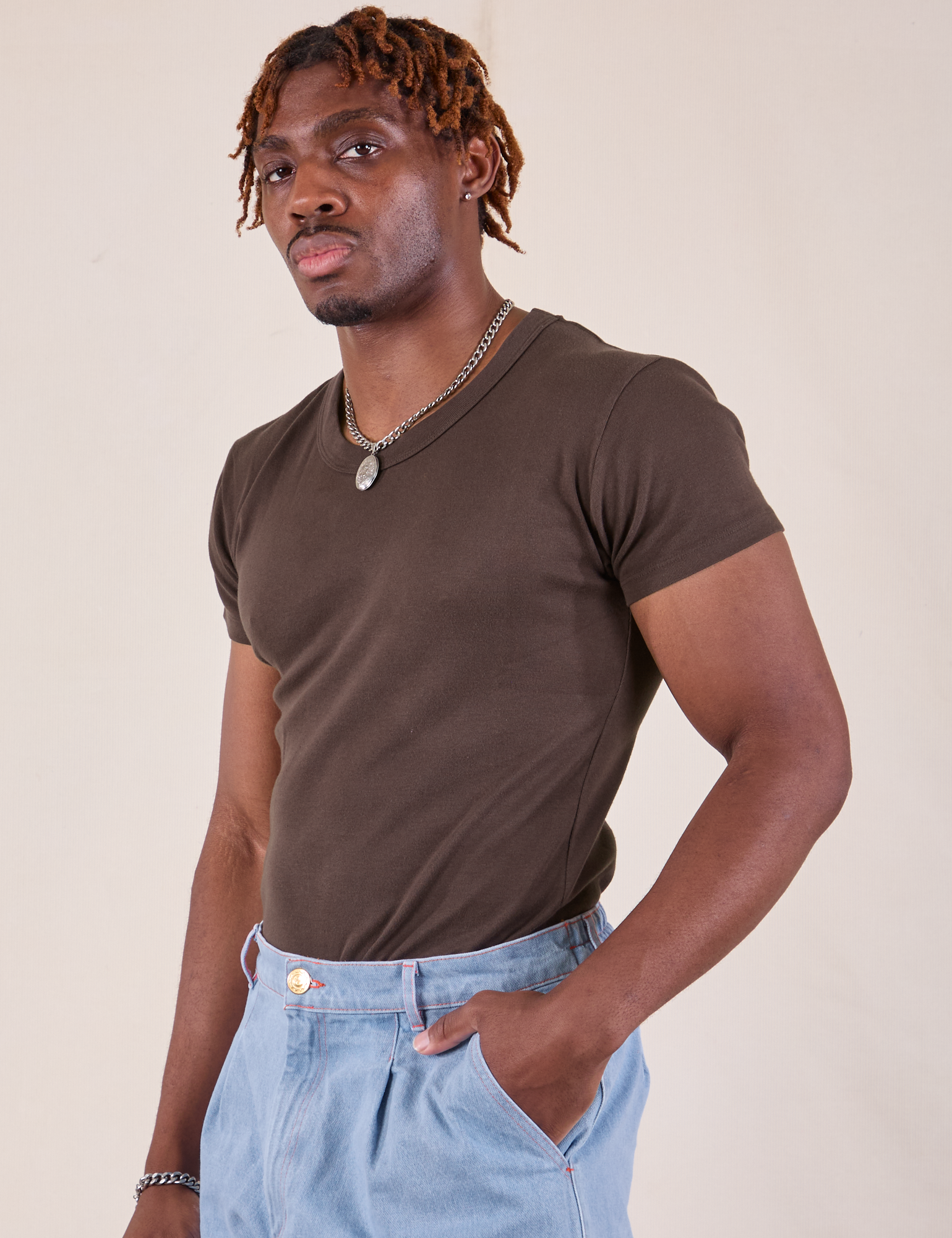 Baby Tee - Espresso Brown – BIG BUD PRESS