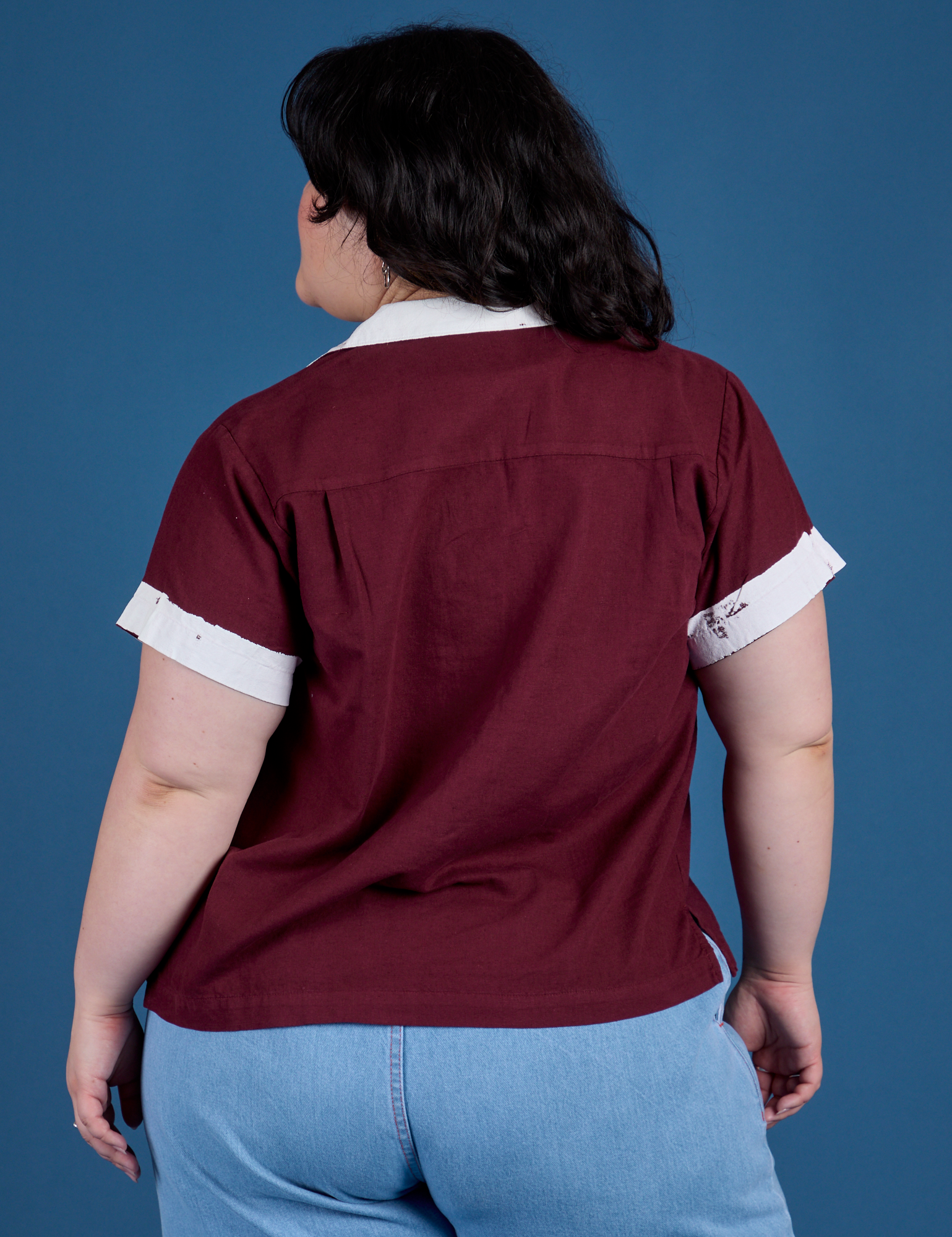 Painted Pantry Button-Up - Red Wine