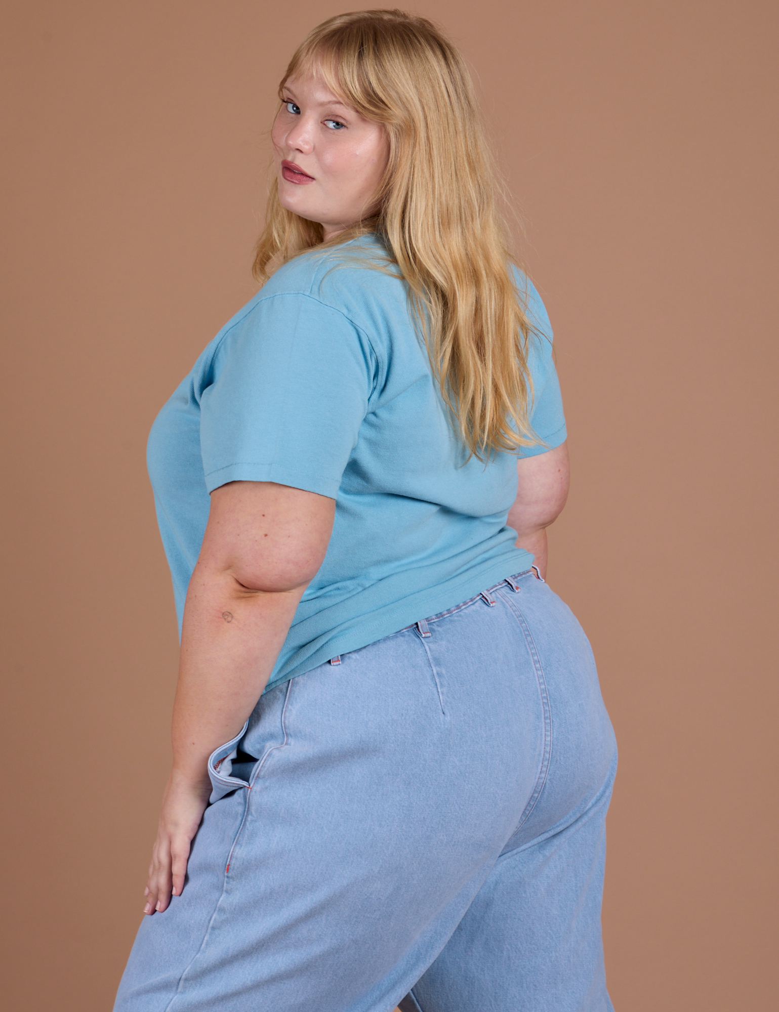 Burly Tee - Baby Blue