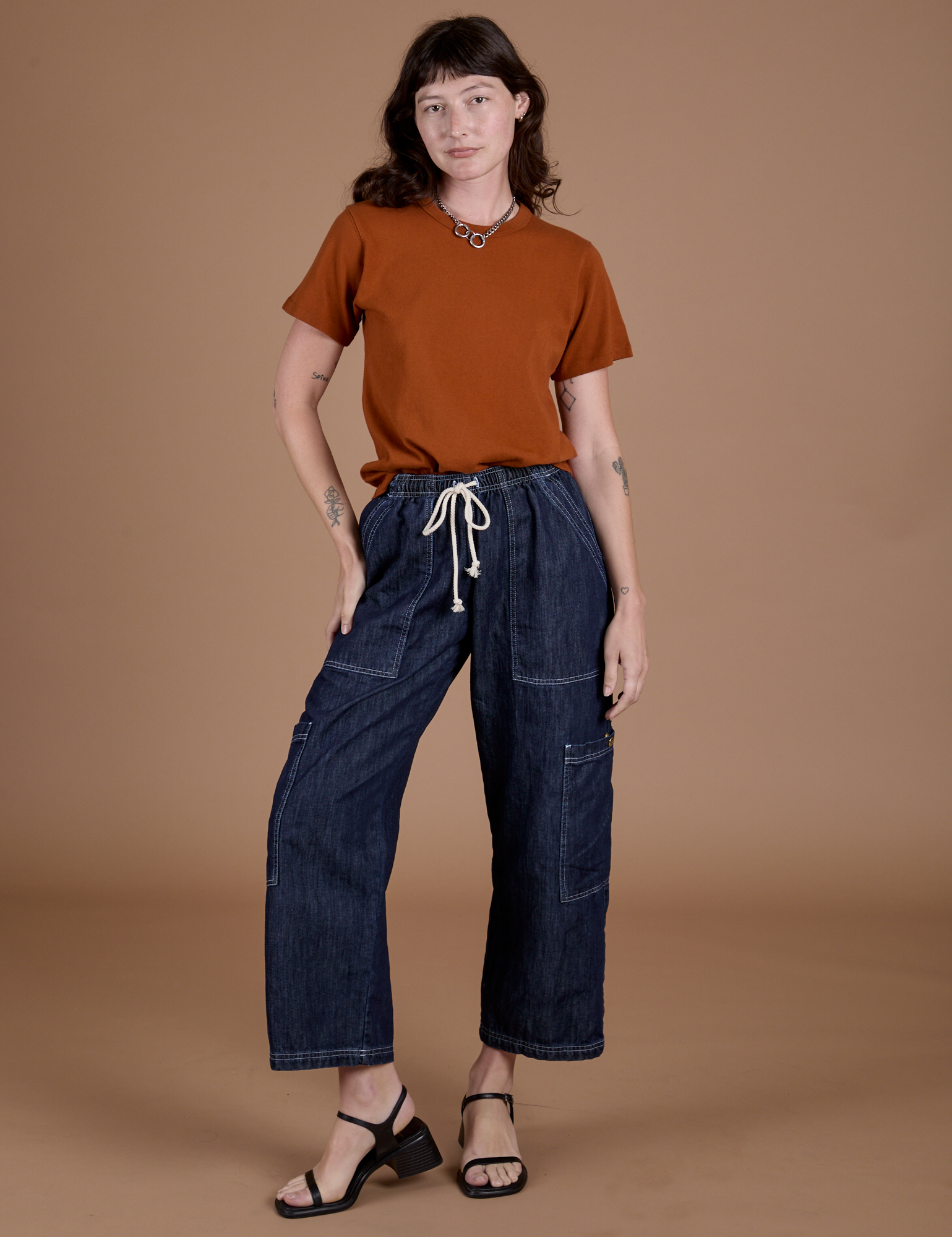 Burly Tee - Burnt Terracotta