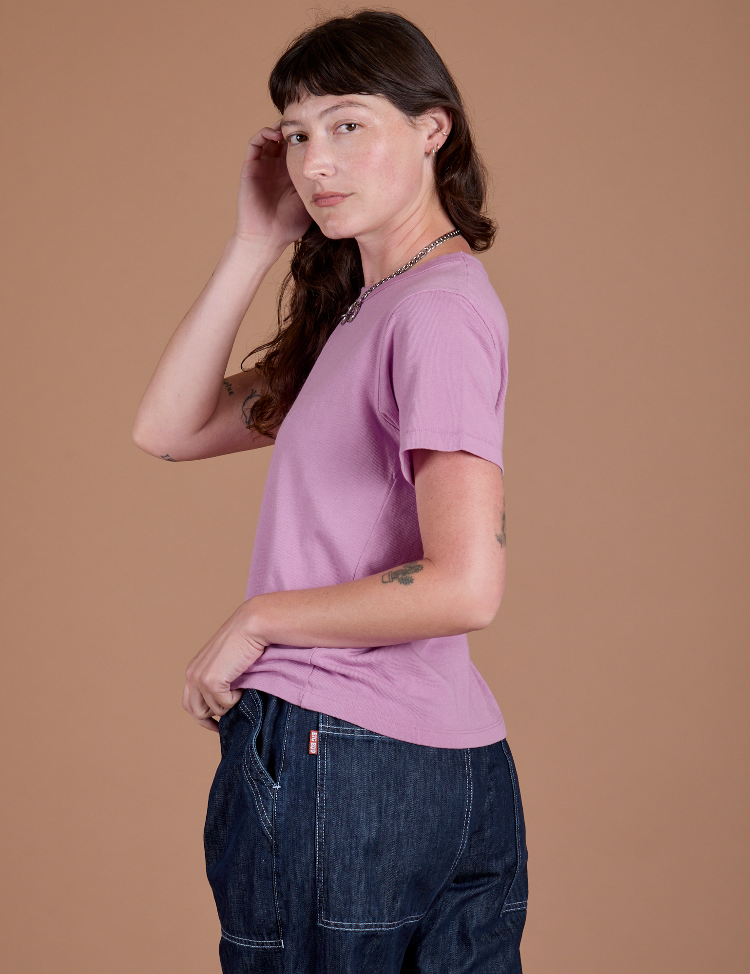 Burly Tee - Lilac Purple