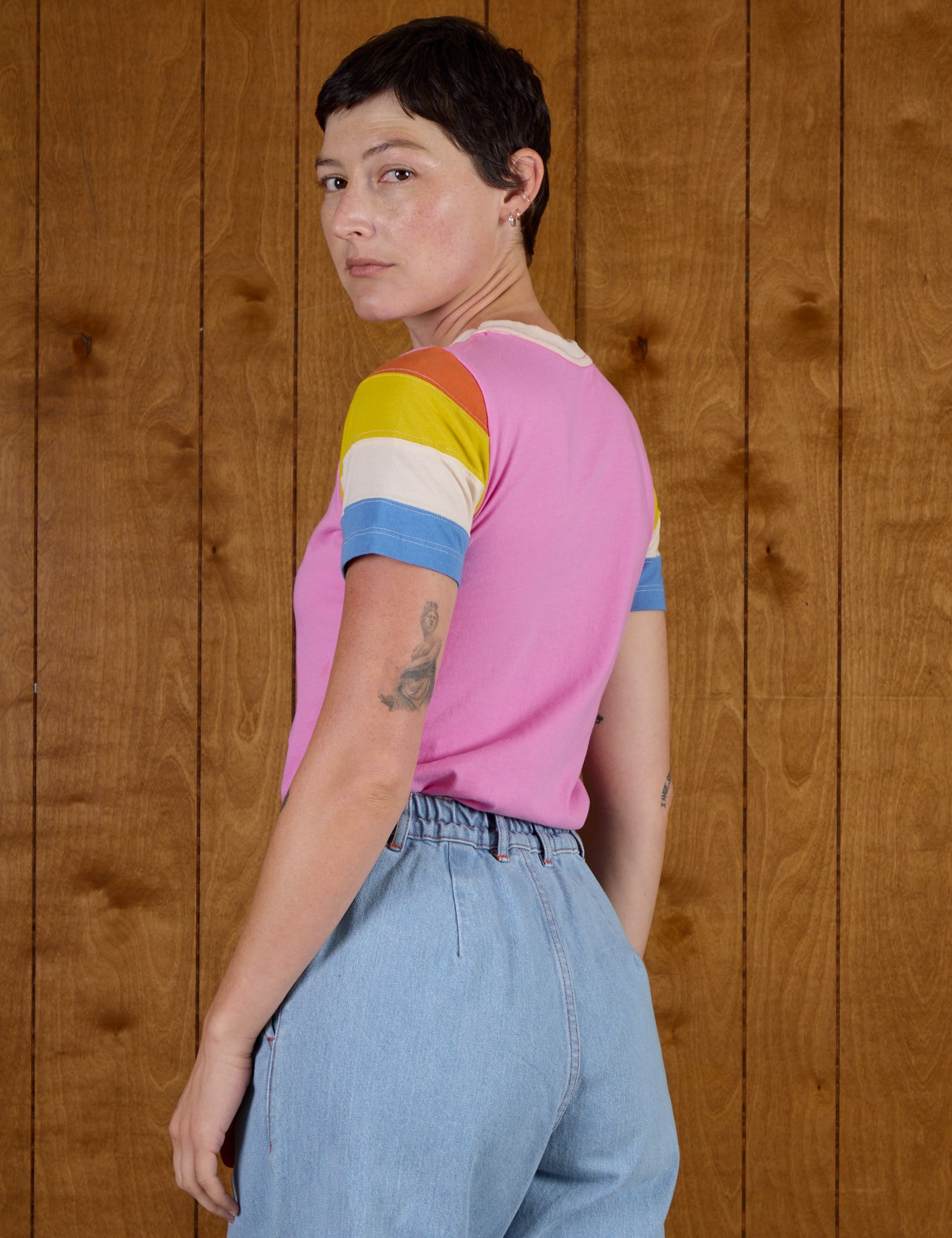 Calypso Tee - Bubblegum Multi