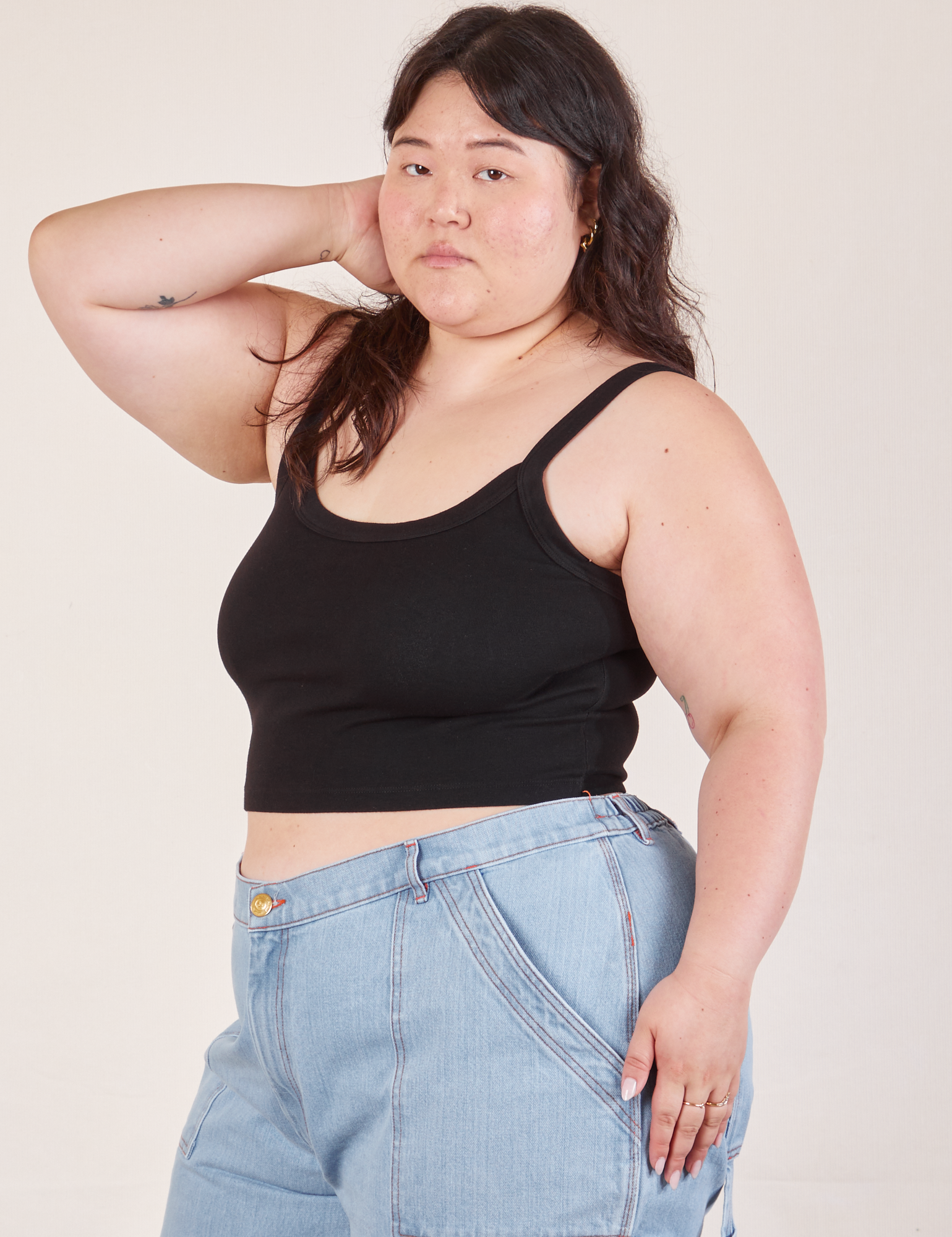 Cropped Cami - Basic Black *FINAL SALE* – BIG BUD PRESS Cropped Cami - Basic Black *FINAL SALE* – BIG BUD PRESS