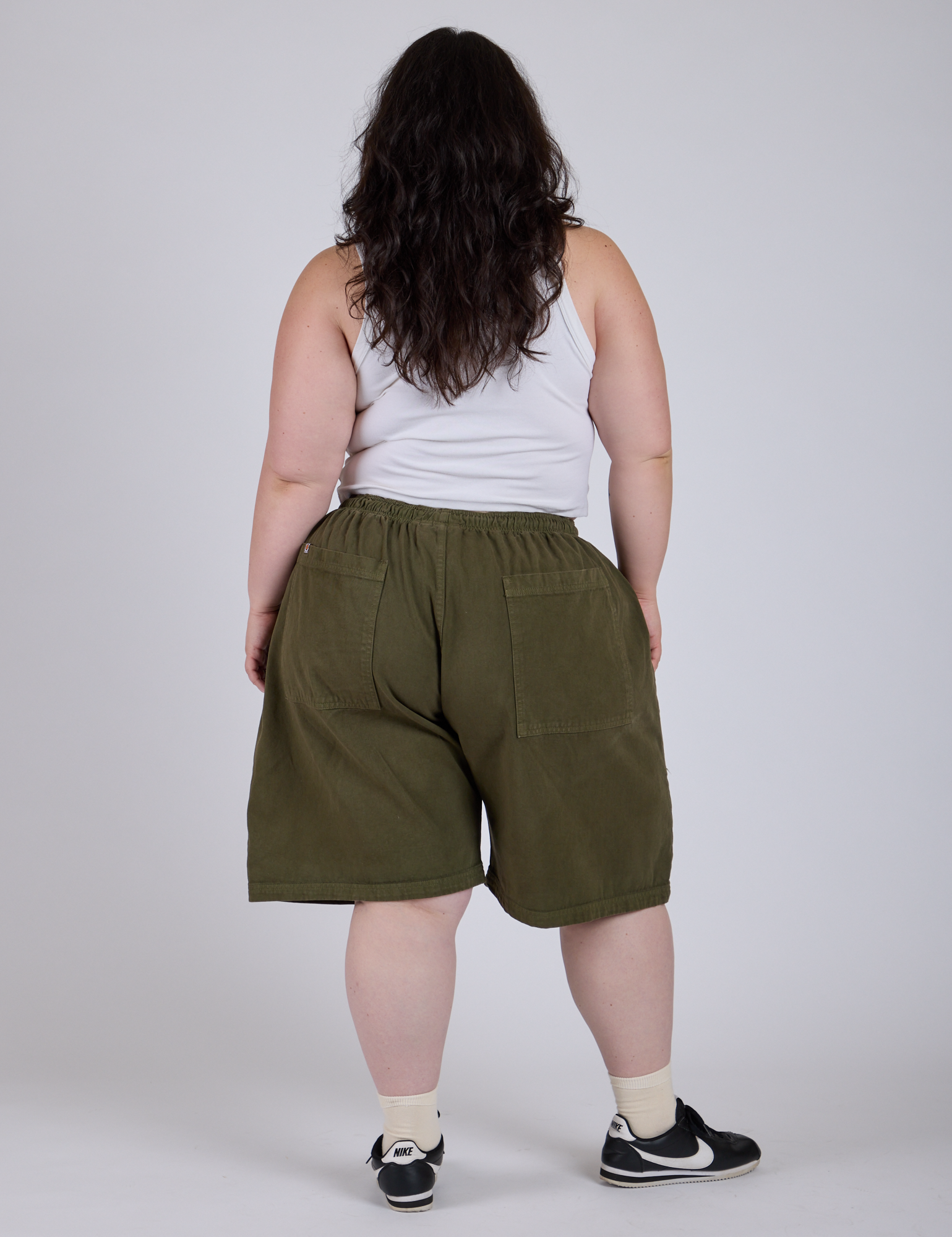 Drawstring Shorts - Surplus Green