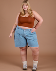 Carpenter Shorts - Light Wash