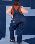 Indigo Denim Original Overalls in Dark Wash back view on Marielena