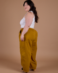 Drop Pocket Cargo Pants - Spicy Mustard