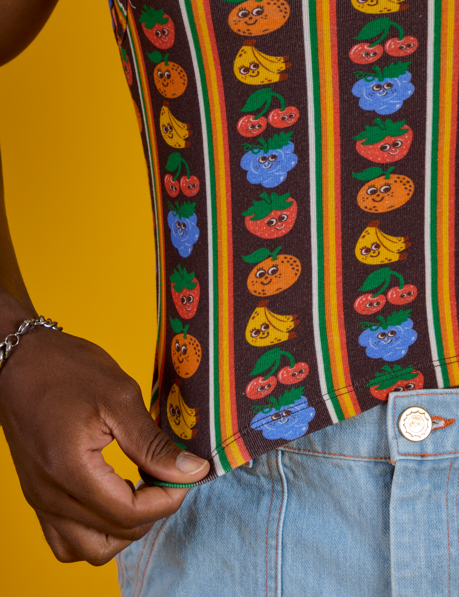 Cropped Tank - Fruit Fantasy