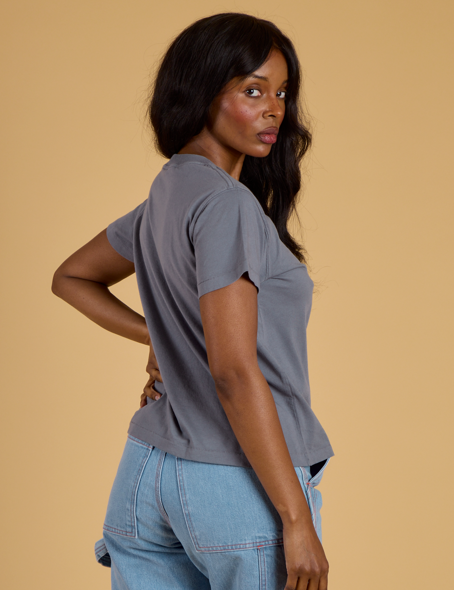The Organic Vintage Tee - Washed Grey