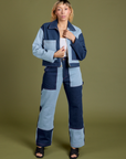 Mechanic Jacket - Mismatched Denim