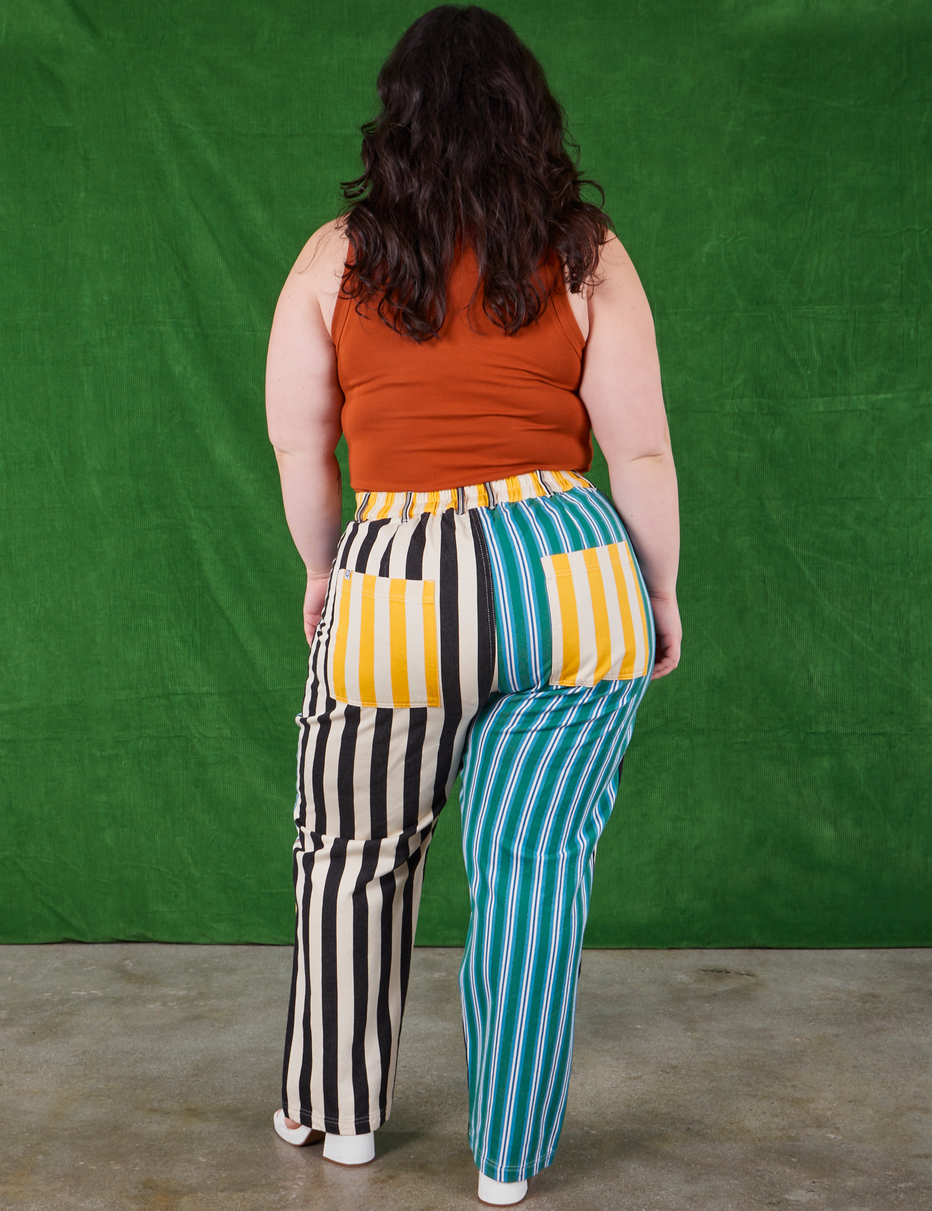 Mismatched Stripe Work Pants BIG BUD PRESS