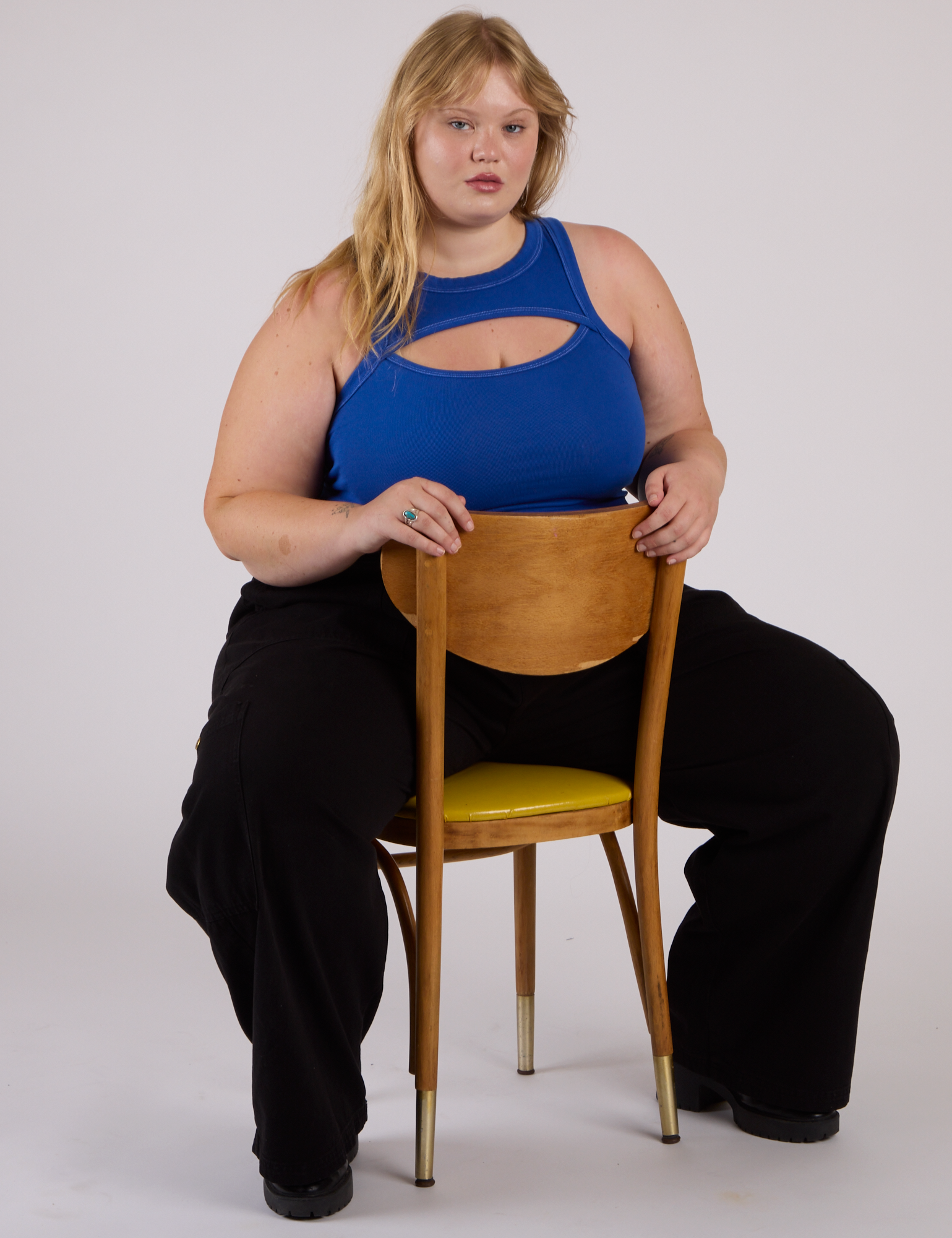 Porthole Tank - Royal Blue