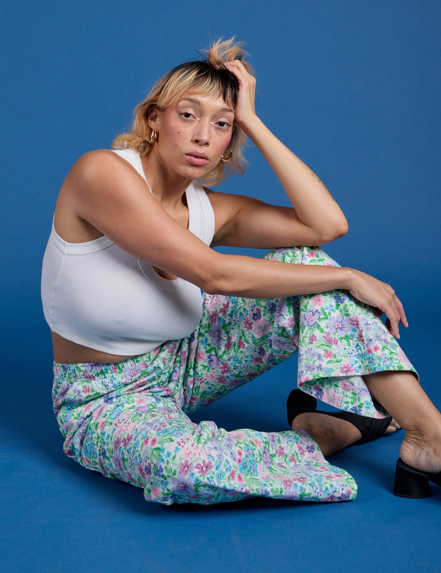 Printed Action Pants - Wallpaper