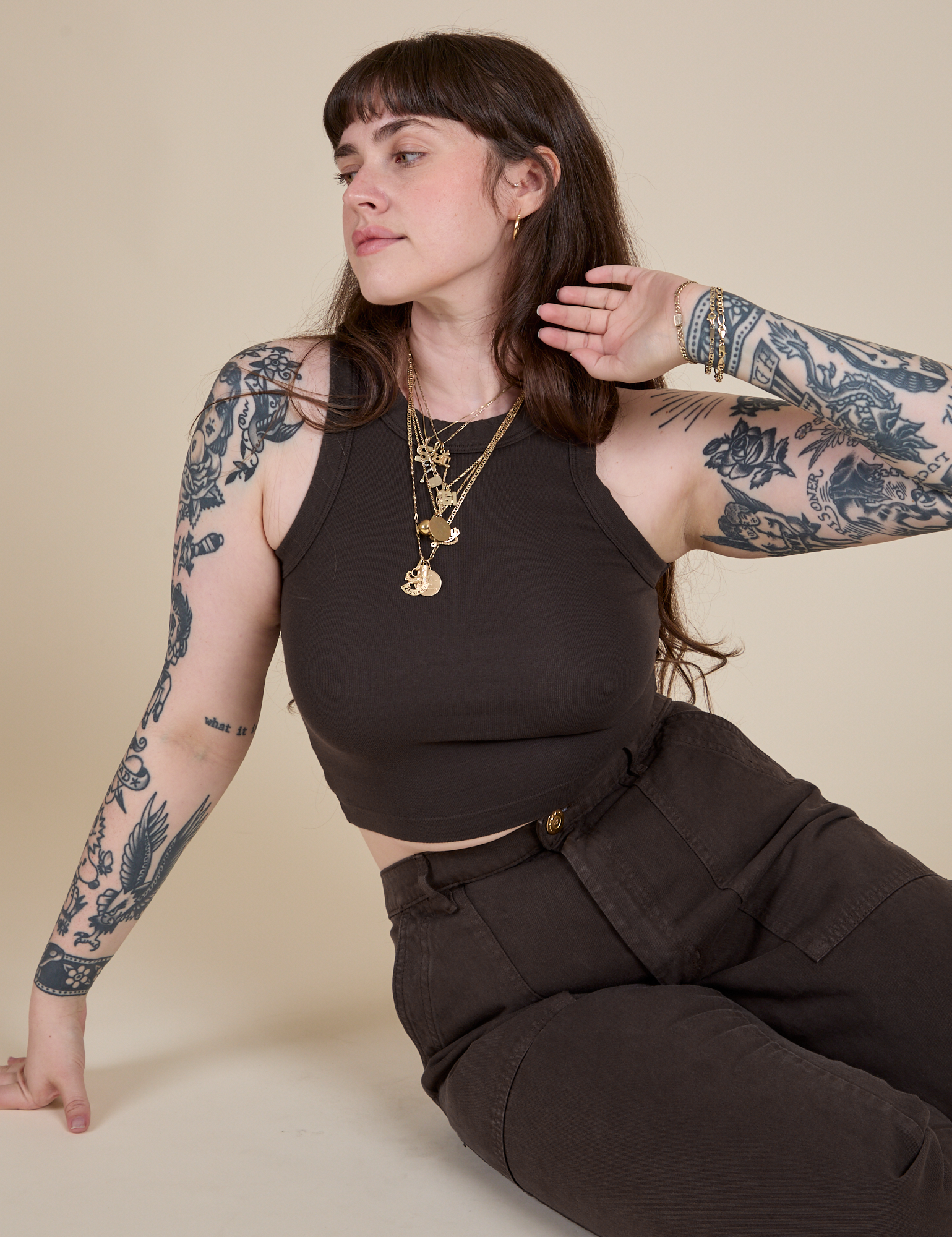Racerback Tank - Espresso Brown