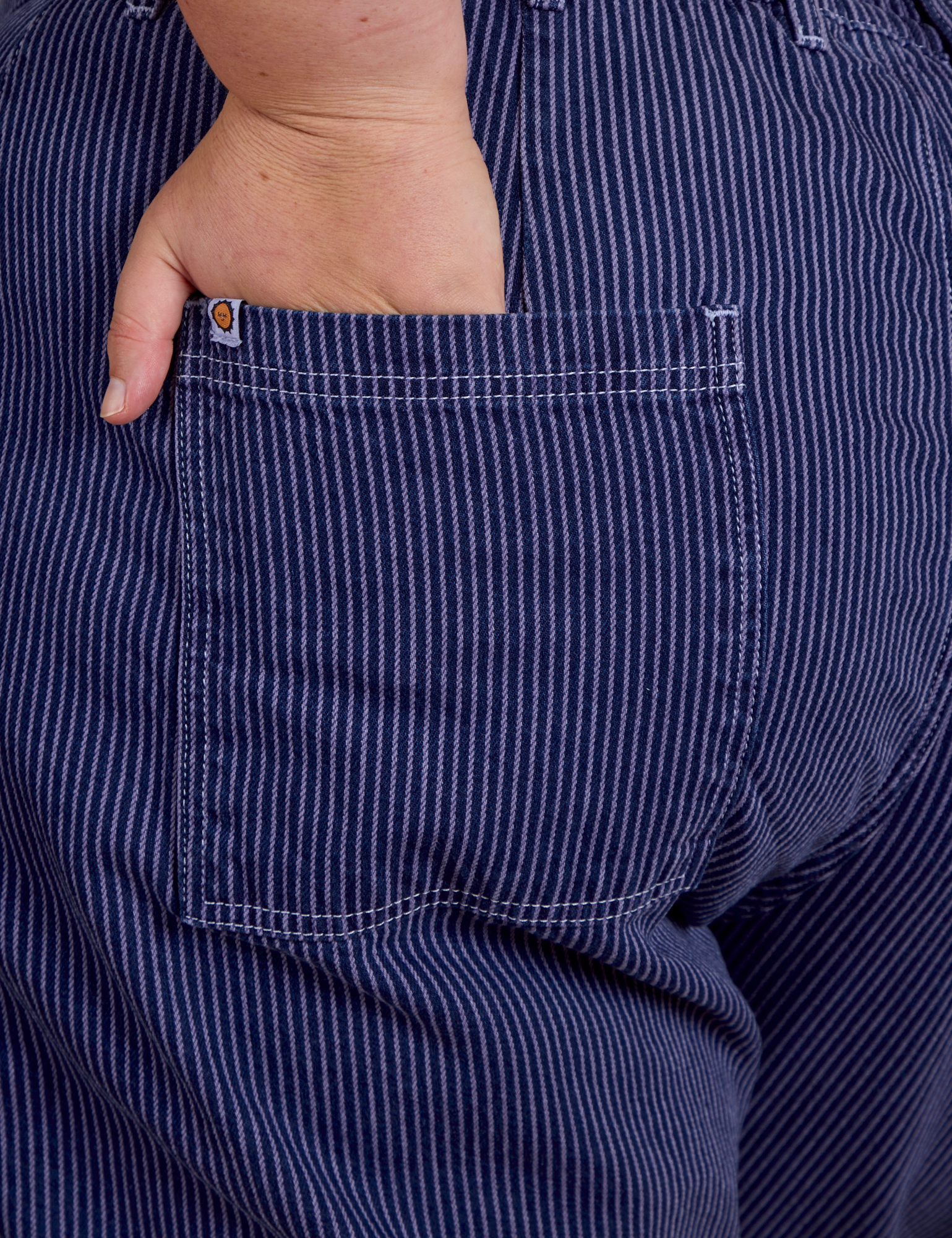 Railroad Denim Work Pants - Faded Grape Overdye
