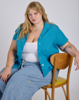 Pantry Button-Up - Hawaiian Blue