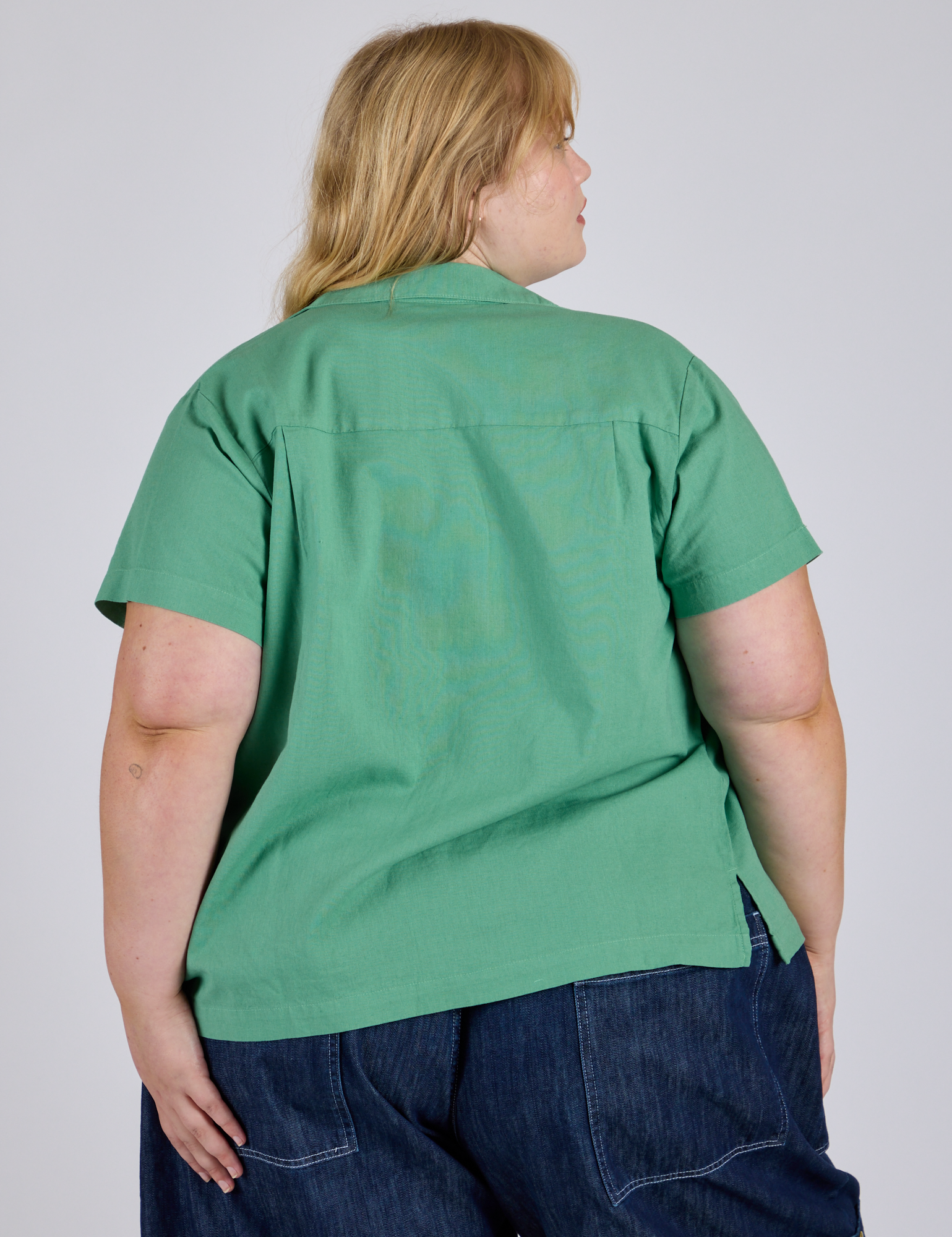 Pantry Button-Up - Seafoam Green