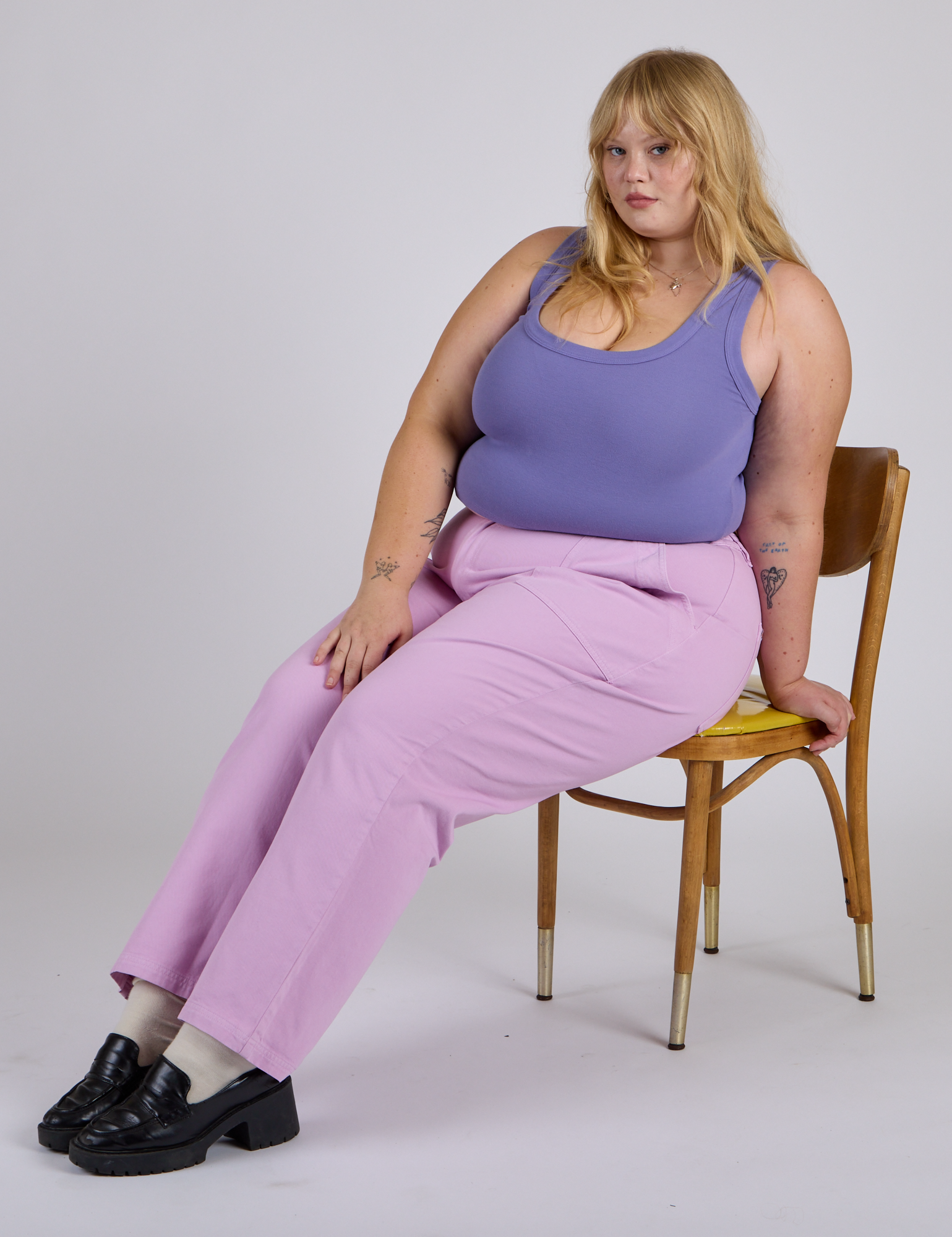 Work Pants - Lilac Purple