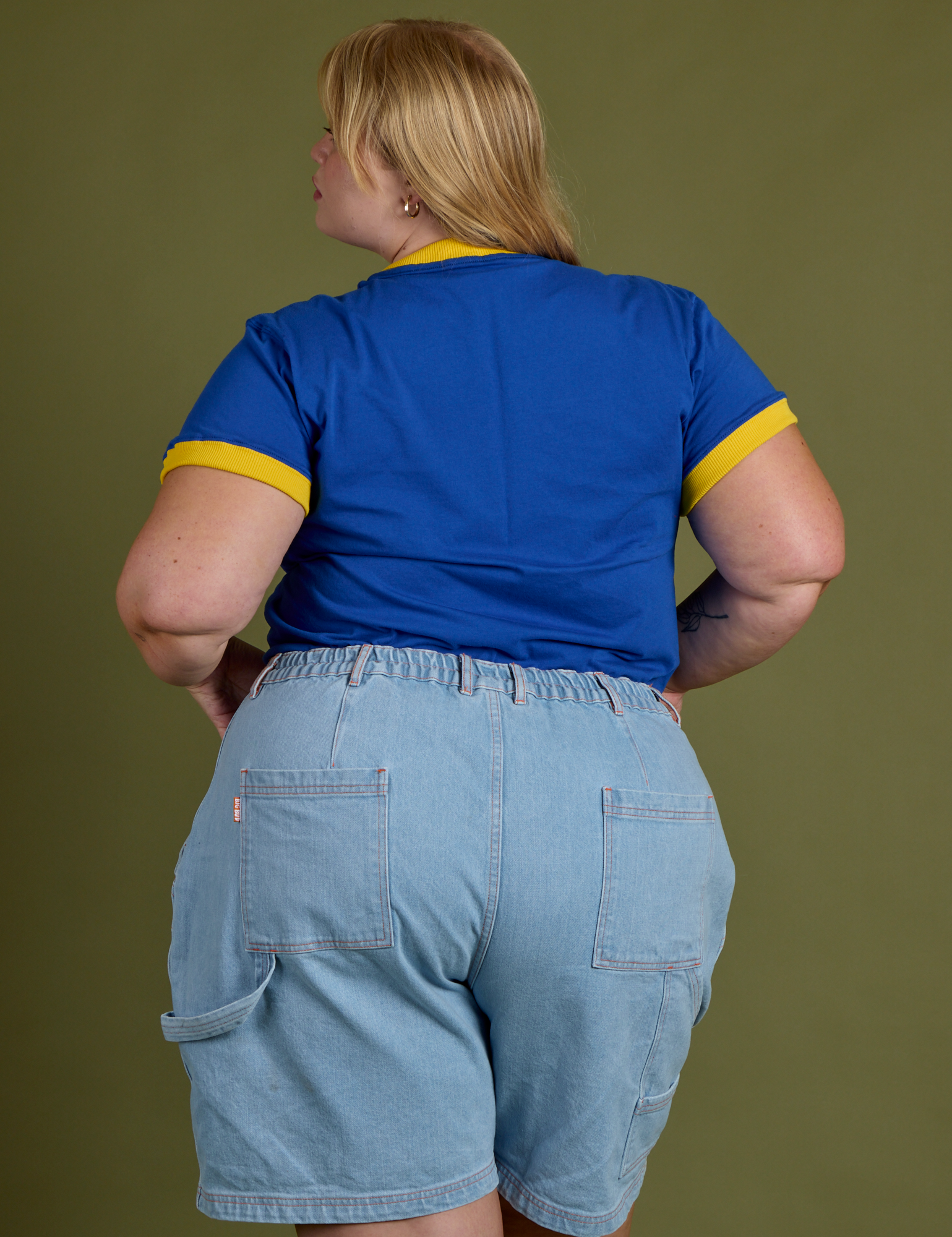 Vintage Ringer Tee - Royal Blue
