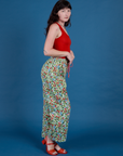 **PRE-ORDER - Ships 6-10 Weeks**  Strawberry Blossom Drop Pocket Cargo Pants