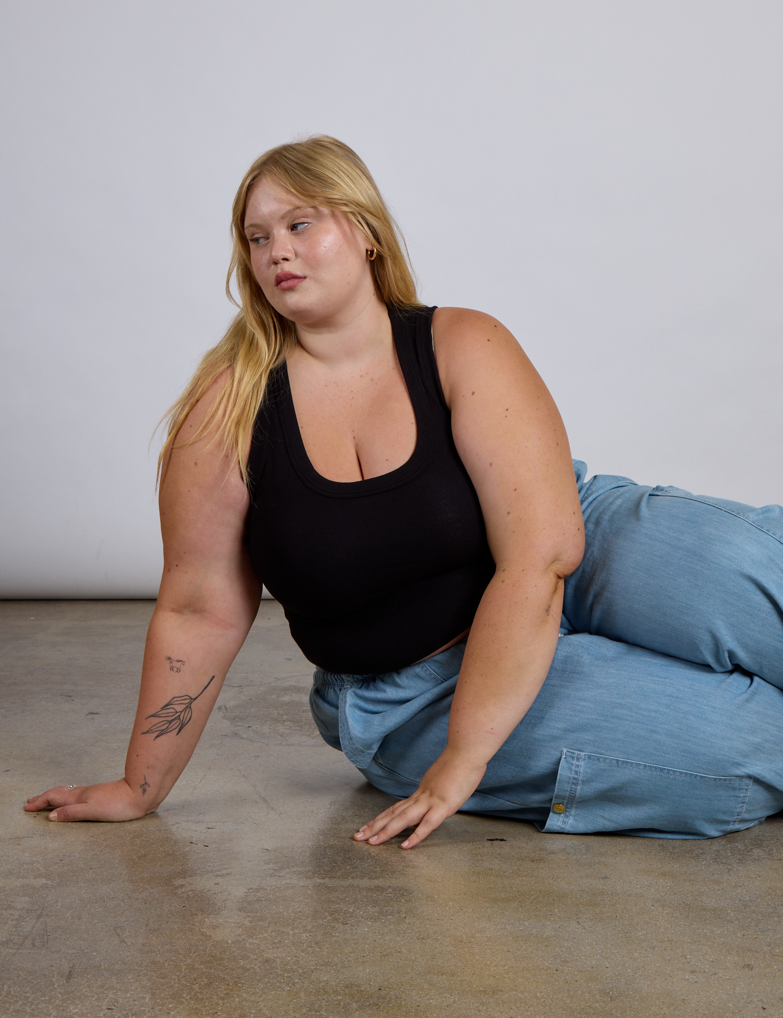 The Tank Top in Basic Black on Juliet