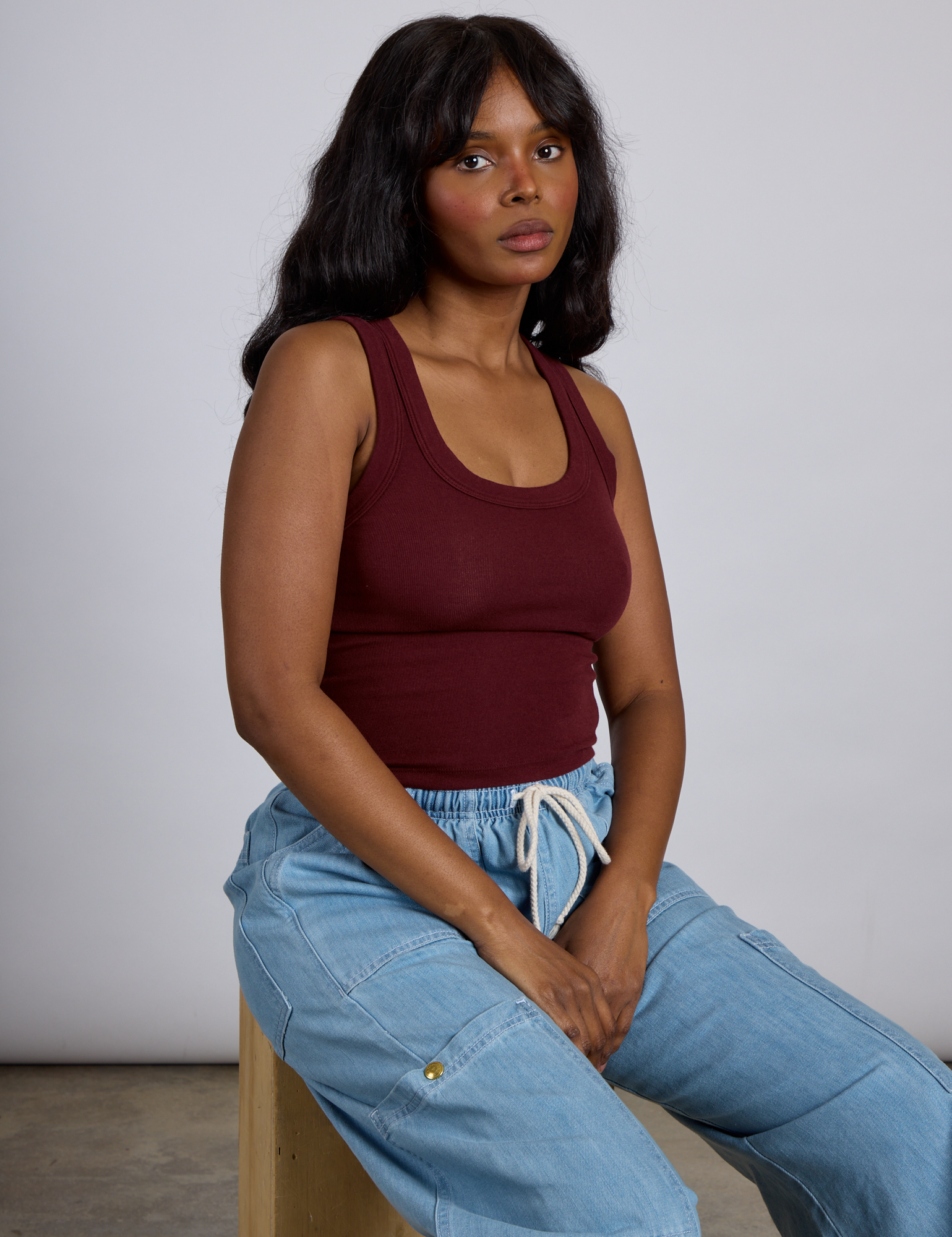 The Tank Top - Red Wine
